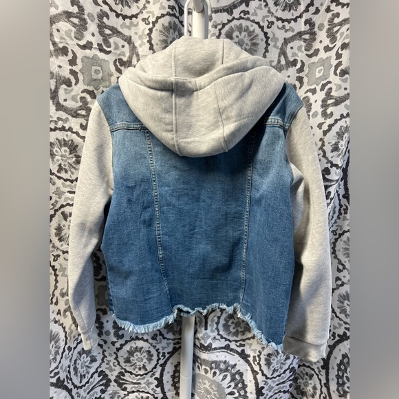 Denim Hoodie Jacket - Picture 2 of 3